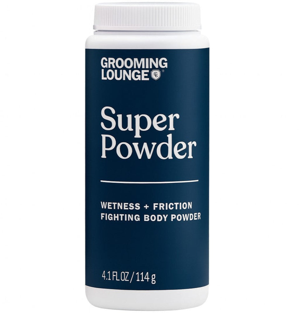 Grooming Lounge Super Powder container on a white background